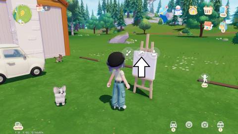 The icon allowing a player to open their gallery in Heartopia