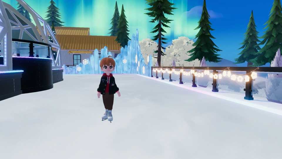 Heartopia Ice Skating in Snow Concert