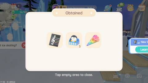 Heartopia Snow Concert Rewards