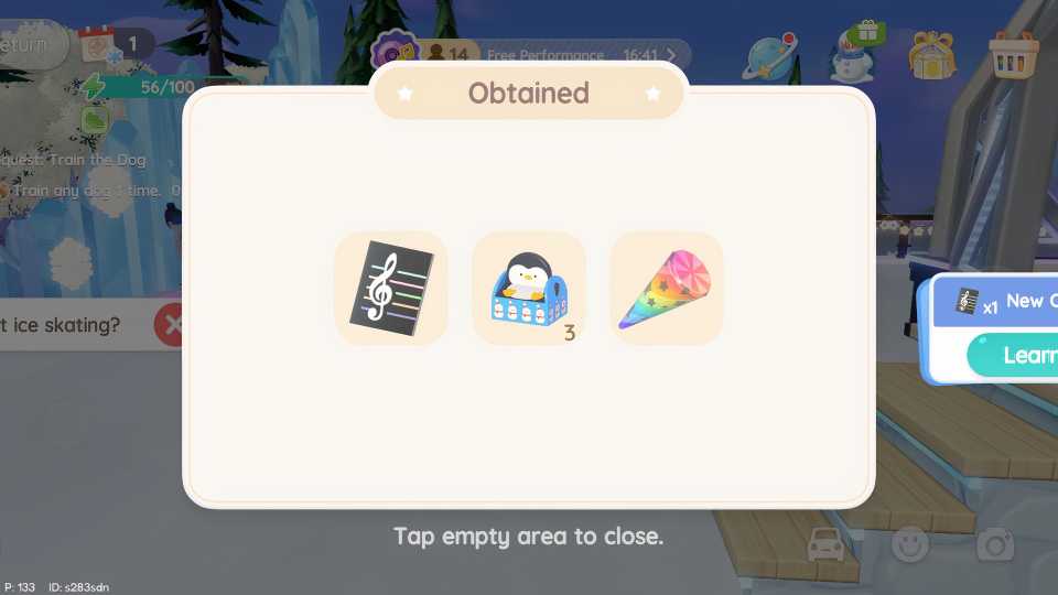 Heartopia Snow Concert Rewards