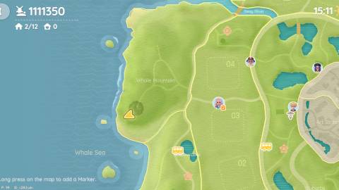 Heartopia Whale Mountain Snowman Bubble Location