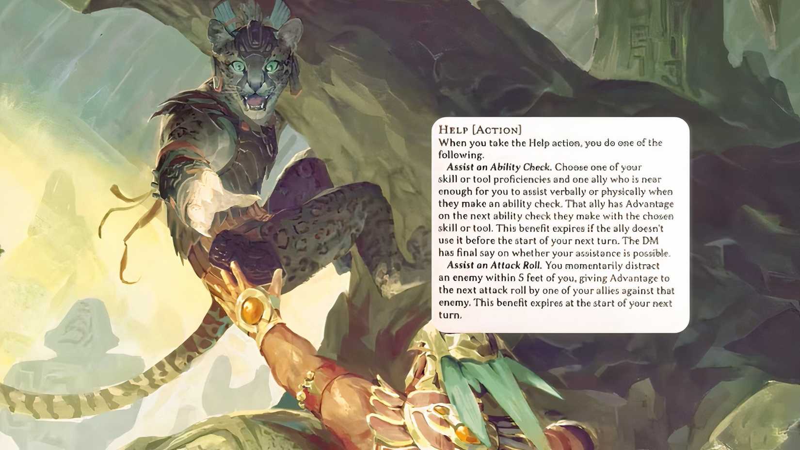 Help Action in Dungeons and Dragons