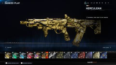 Herculean (Weapon Camo) - Warzone Ranked Play