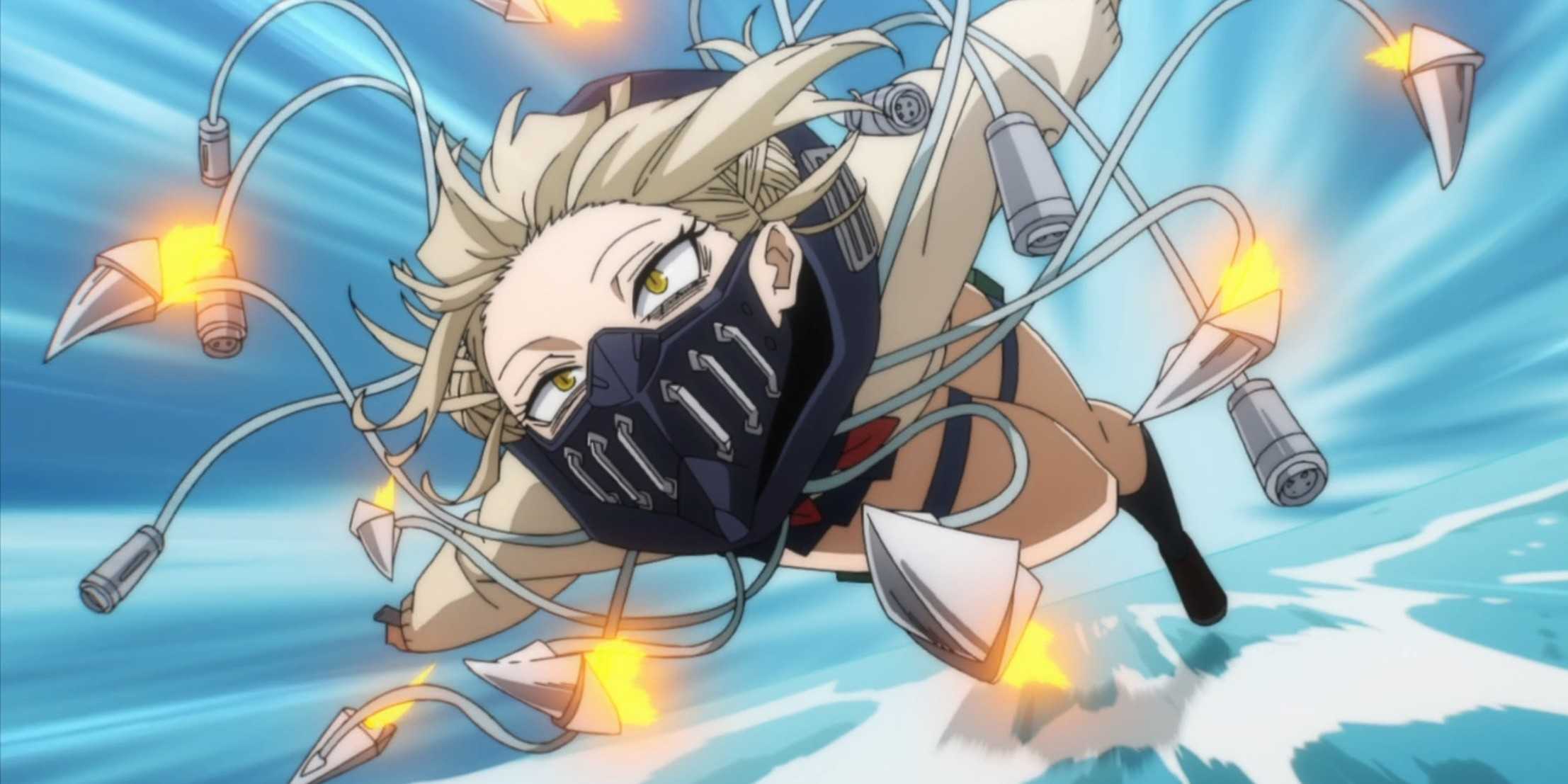 Himiko Toga leaps into battle.