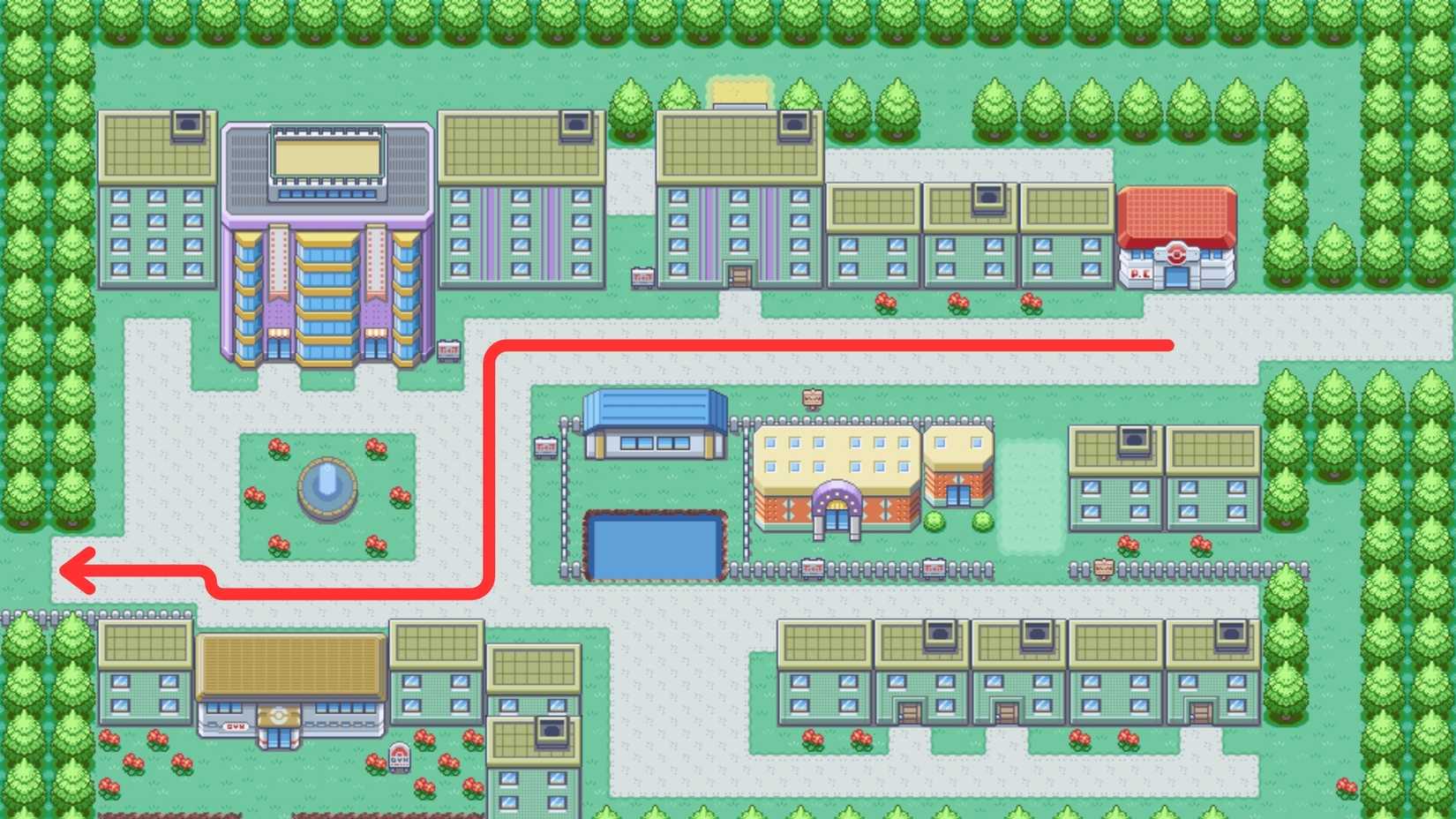 HM02 Fly location in pokemon firered leafgreen