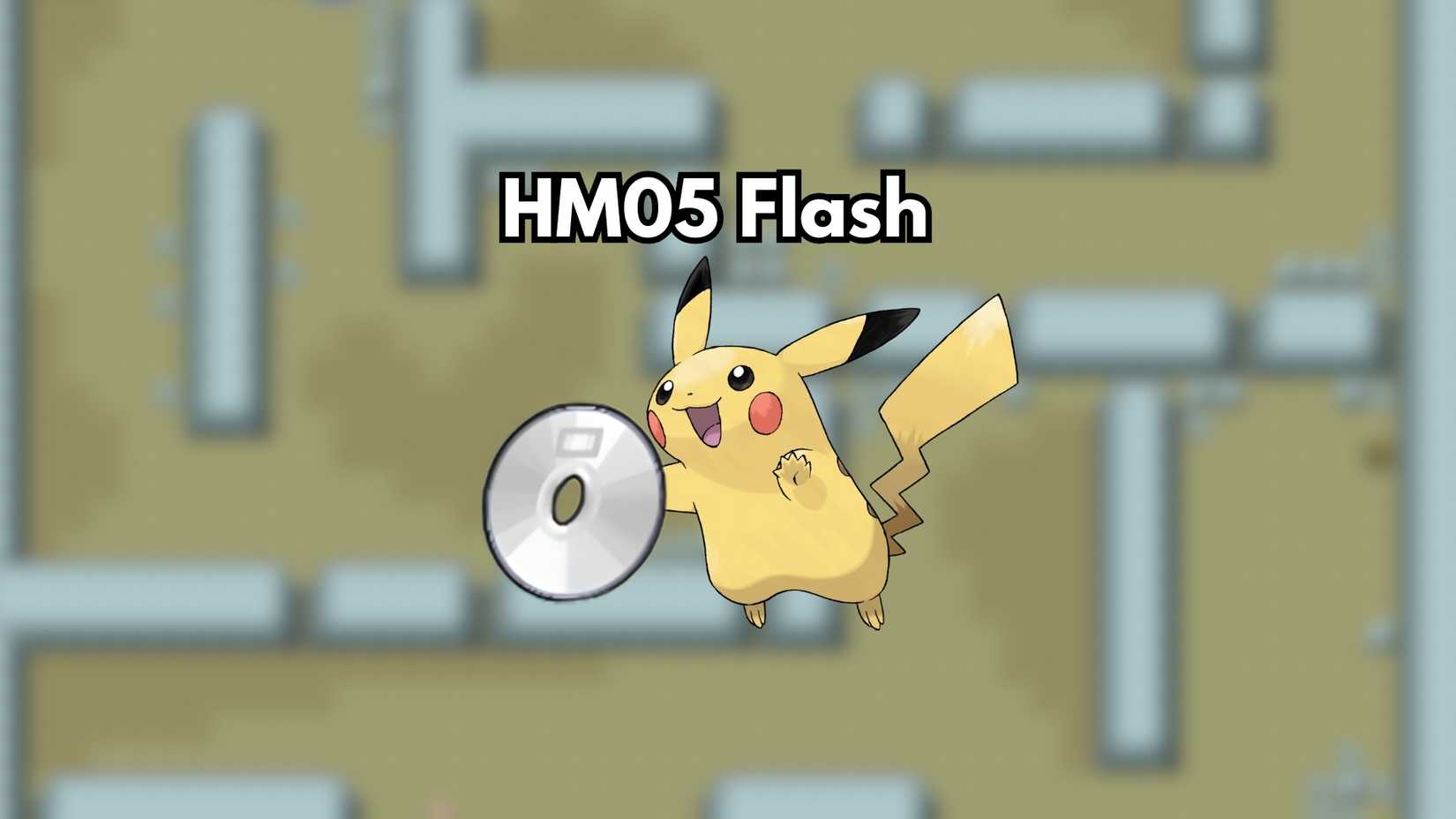 Flash Move Pokemon HM05 Flash Location in Pokemon FireRed & LeafGreen
