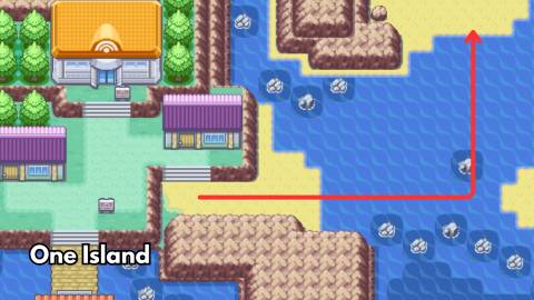 HM06 Rock Smash location pokemon firered and leafgreen