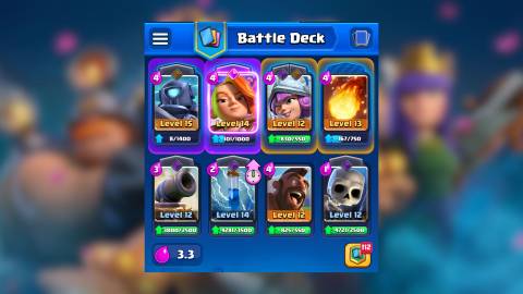 hog rider mini pekka muski deck clash royale
