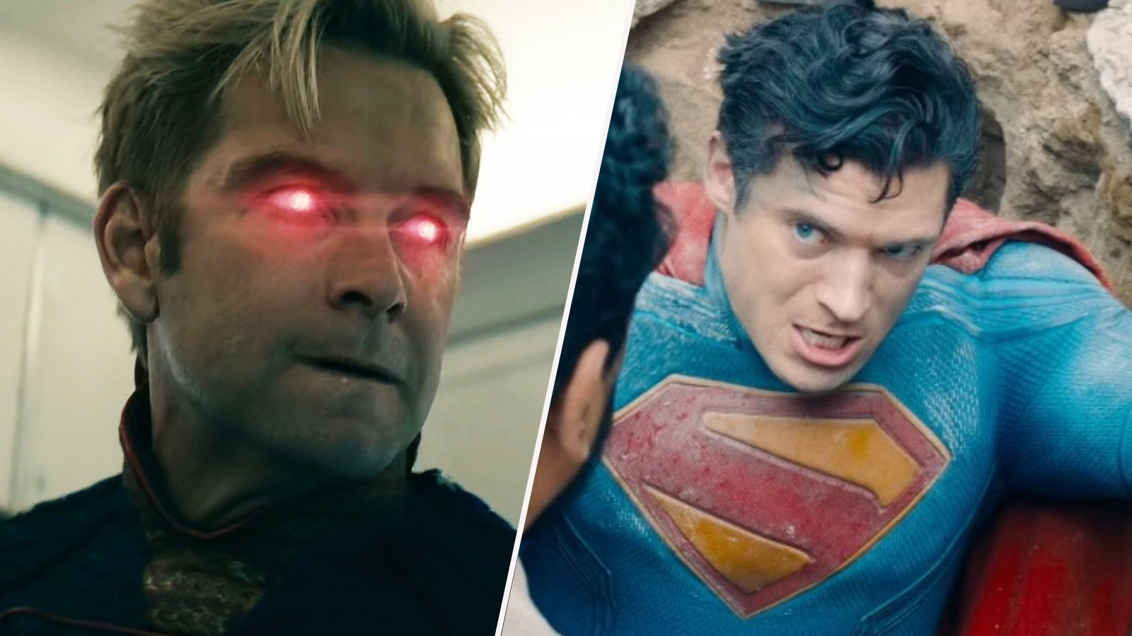 Homelander in The Boys, and Superman in James gunn's DCU