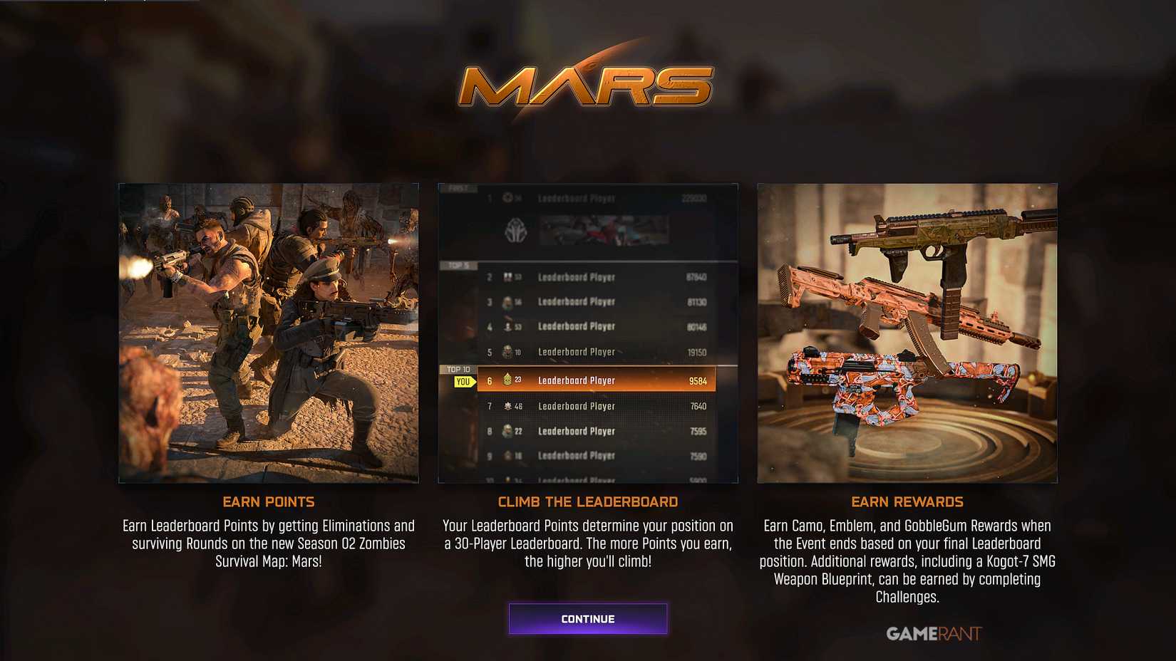 All Mars Survival Event Rewards in Black Ops 7 Zombies