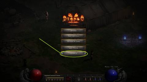 How to Access The Chronicles Menu in Diablo 2 Resurrected