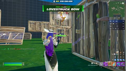 how to get the Lovestruck Bow in 1v1 with Every Gun - Fortnite - 4 