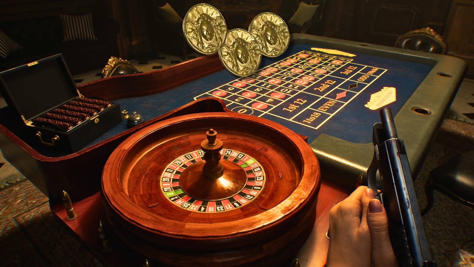 Evil Rulet Roulette Table Puzzle Solution in RE9