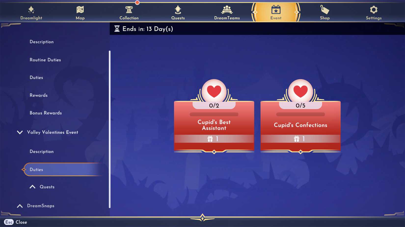 how to start valley valentines event in ddv disney dreamlight valley