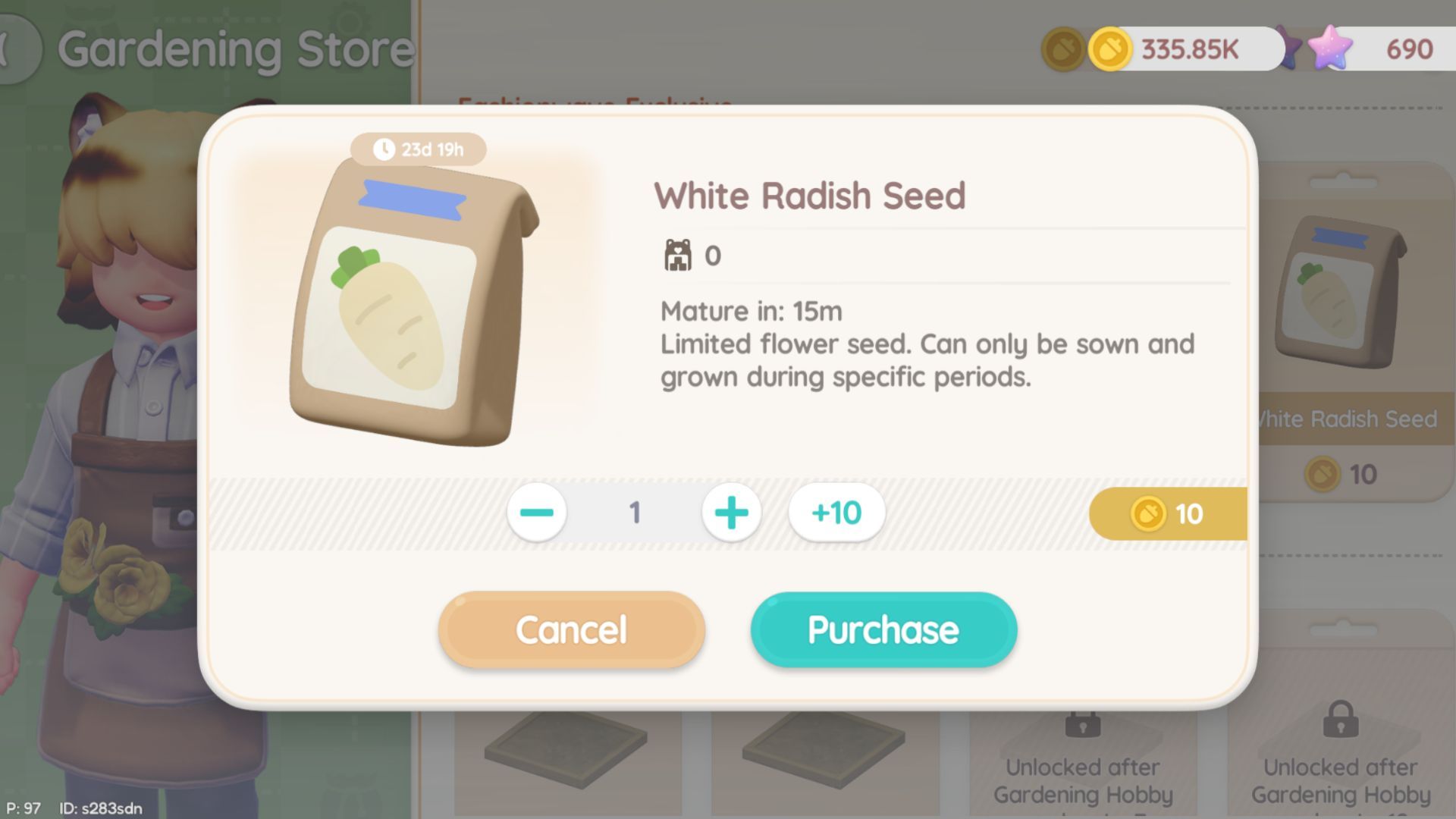 How to Unlock White Radish Seeds Heartopia