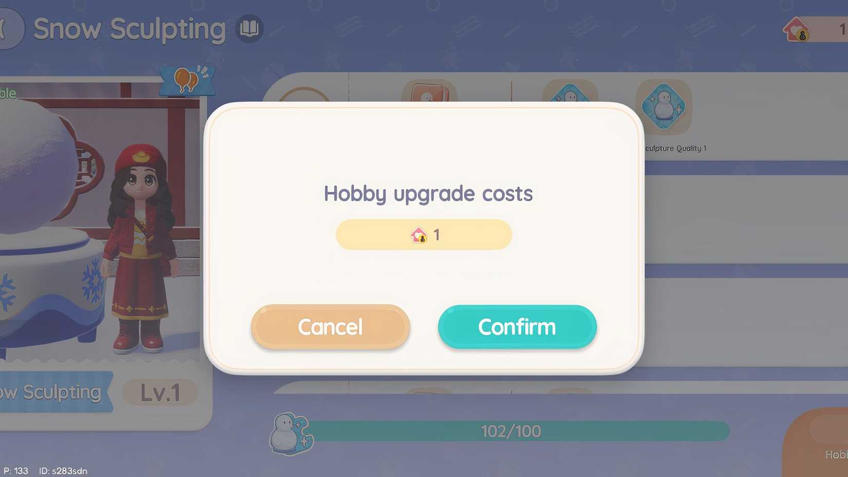 How to Upgrade Snow Sculpting Hobby in Heartopia