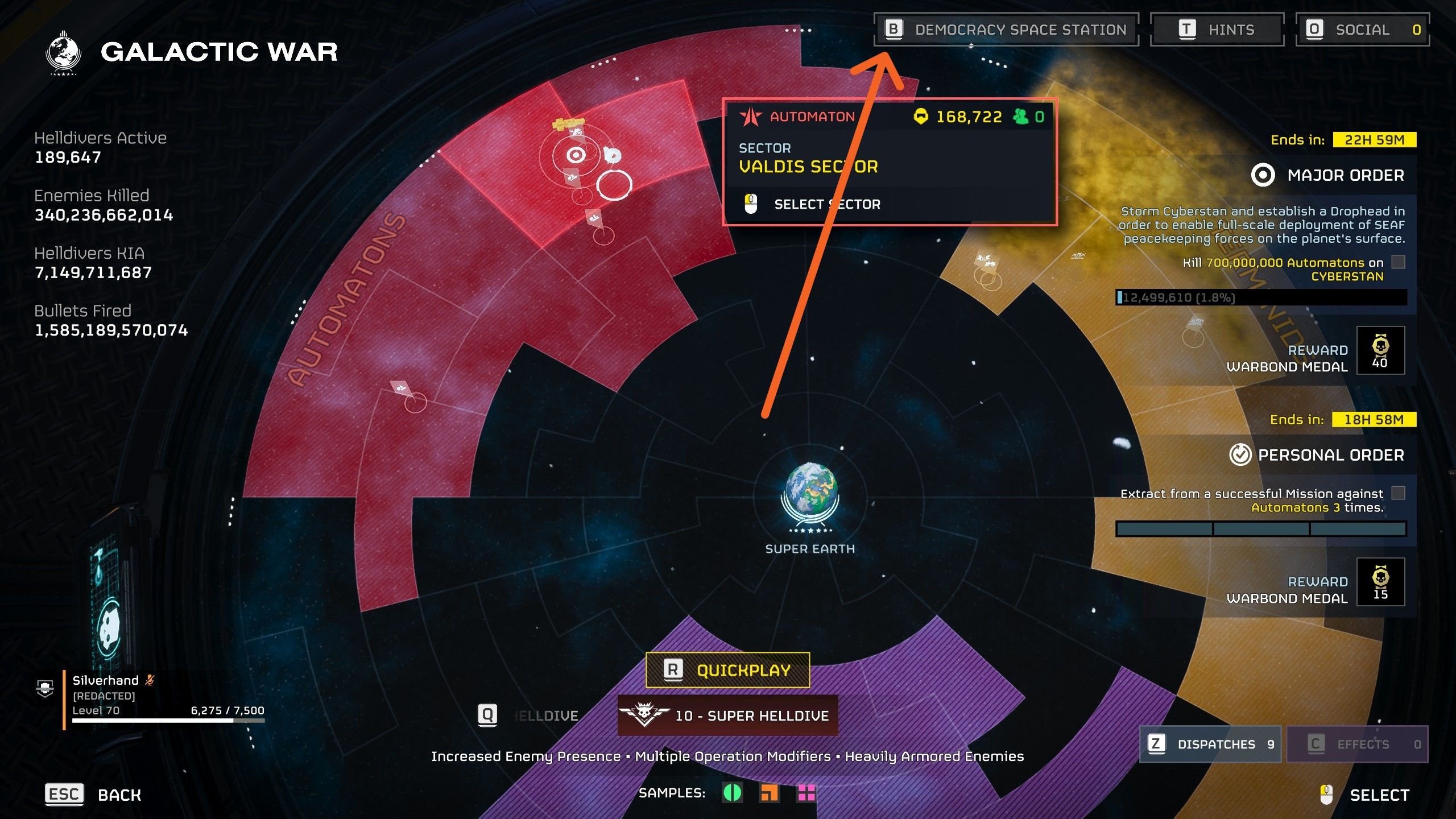 How to Vote & Use the DSS in Helldivers 2
