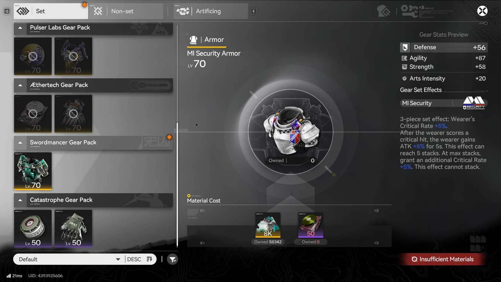 Arknights Endfield MI Protection Armor