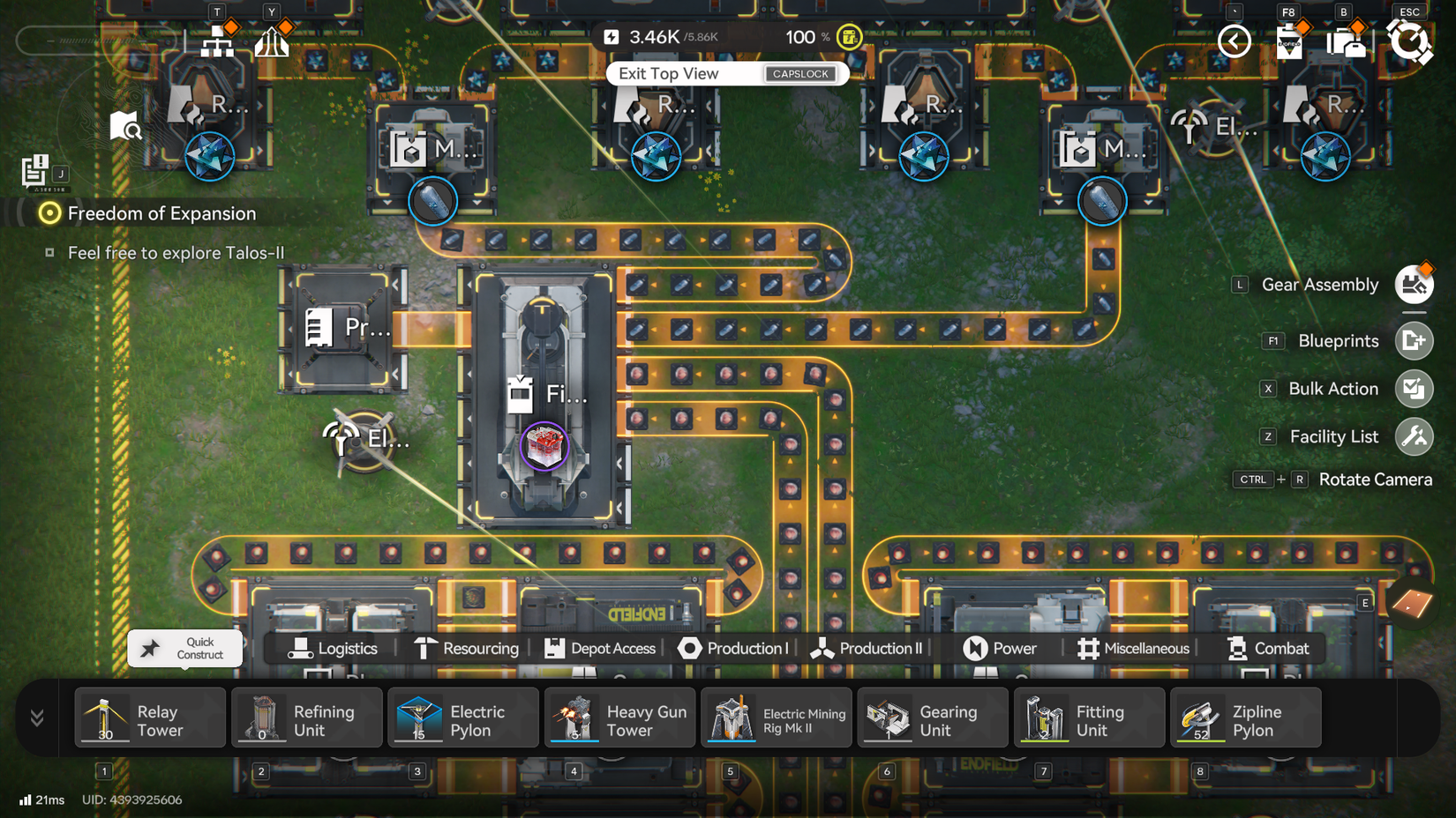 Arknights Endfield Buck Capsule A conveyor line