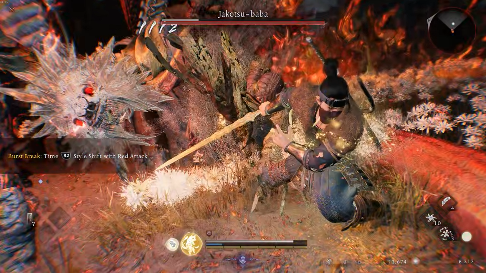 Nioh 3 Jakotsu-Baba Grapple Attack