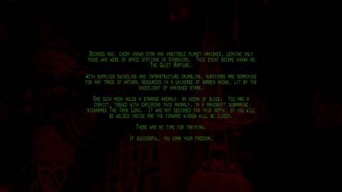 Opening screen Iron lung