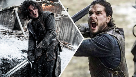 Jon Snow in Hardhome and Jon Snow in War of the Bastards