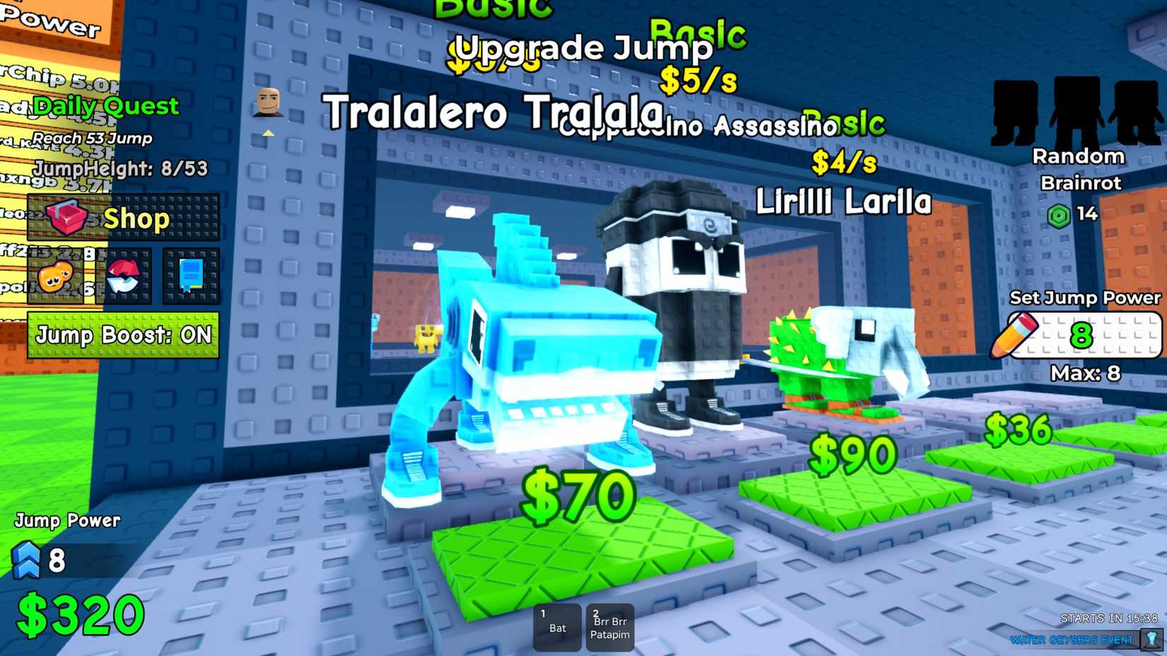 Jump for Brainrots - brainrots