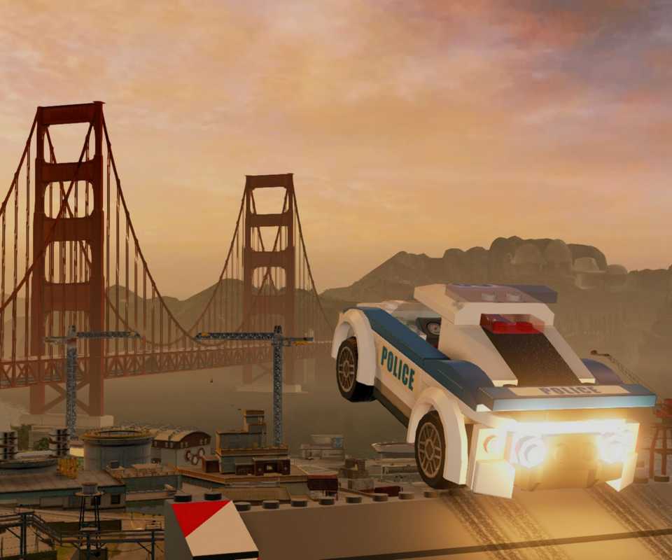 Jumping a car in LEGO City Undercover (2013)