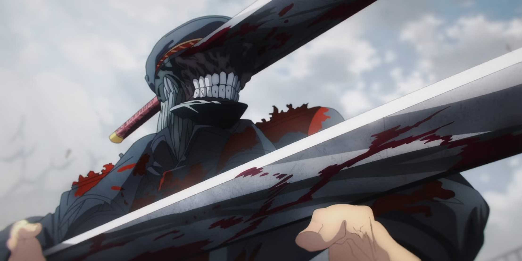 Katana Man is fighting someone.
