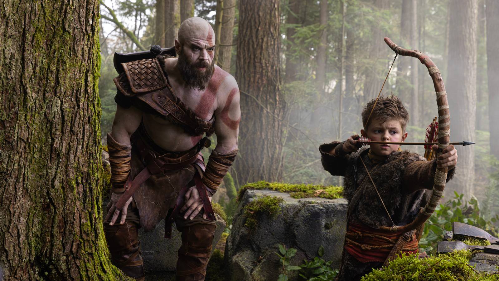 Amazon Prime God of War Series Releases First Look At Kratos and Atreus Actors Amazon Prime God of War Series Releases First Look At Kratos and Atreus Actors