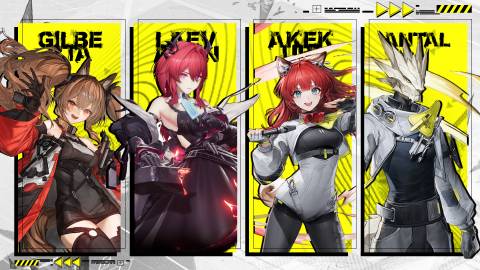 Laevatain-Akekuri-Antal-and Gilberta Best Teams In Arknights Endfield