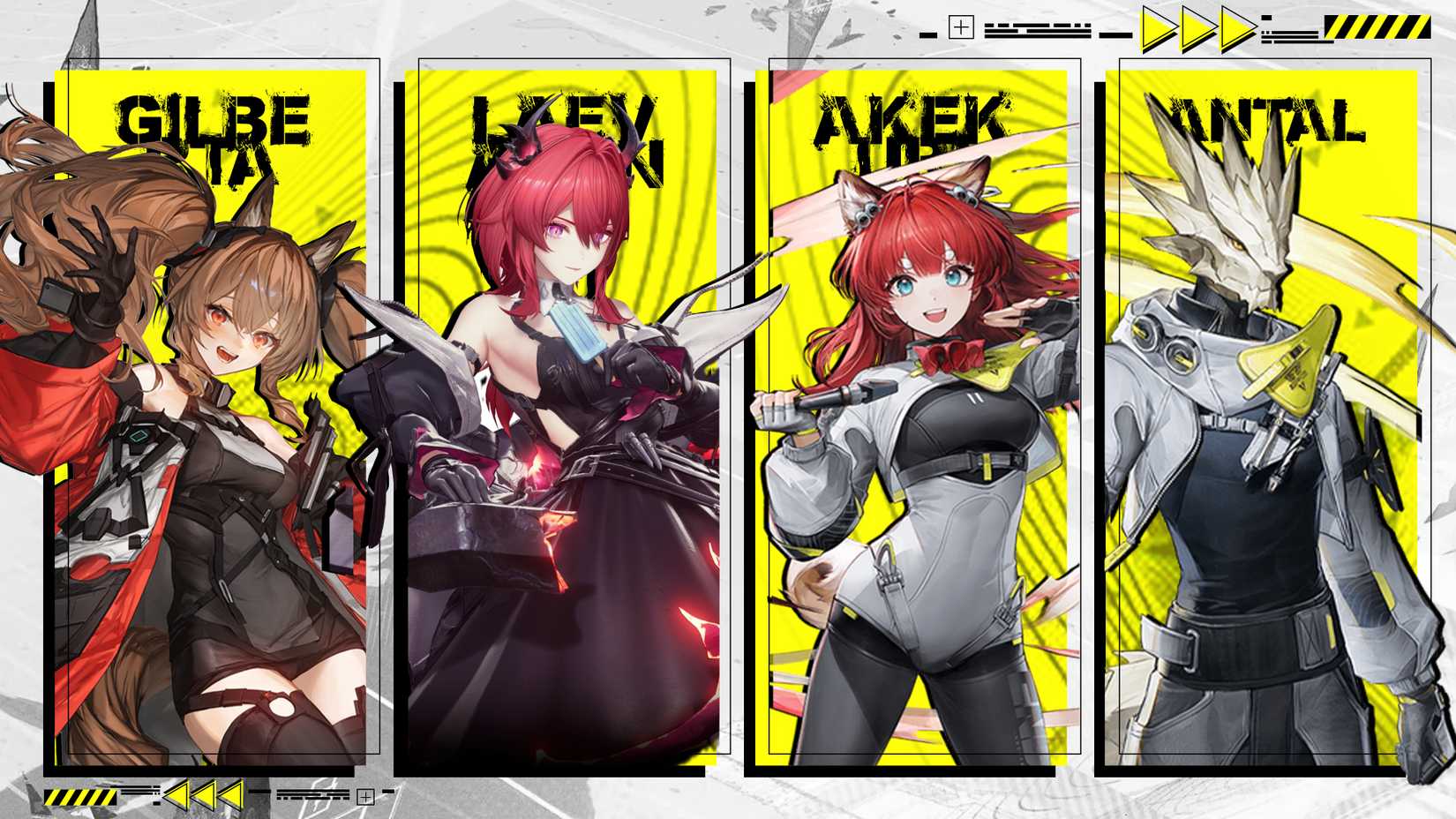 Laevatain-Akekuri-Antal-and Gilberta Best Teams In Arknights Endfield