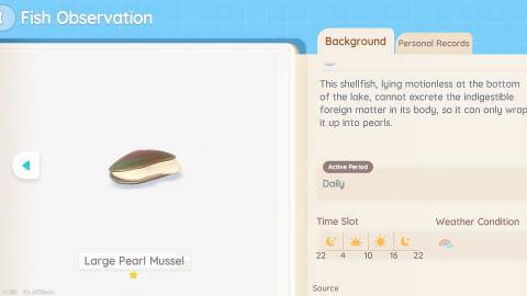 Large Pearl Mussel in Heartopia