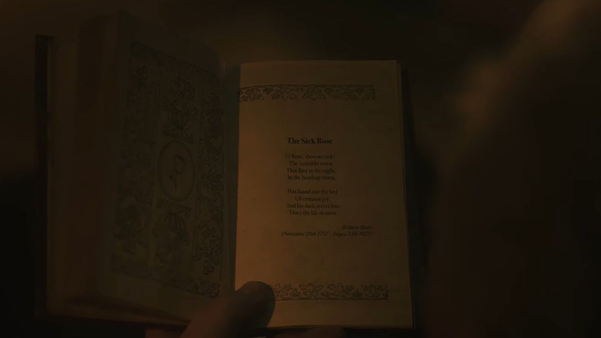 Puisi William Blake The Sick Rose dalam trailer Layers of Fear 3