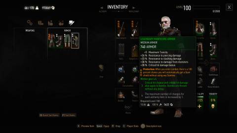 Legendary Manticore Armor, Witcher 3-1 (2)