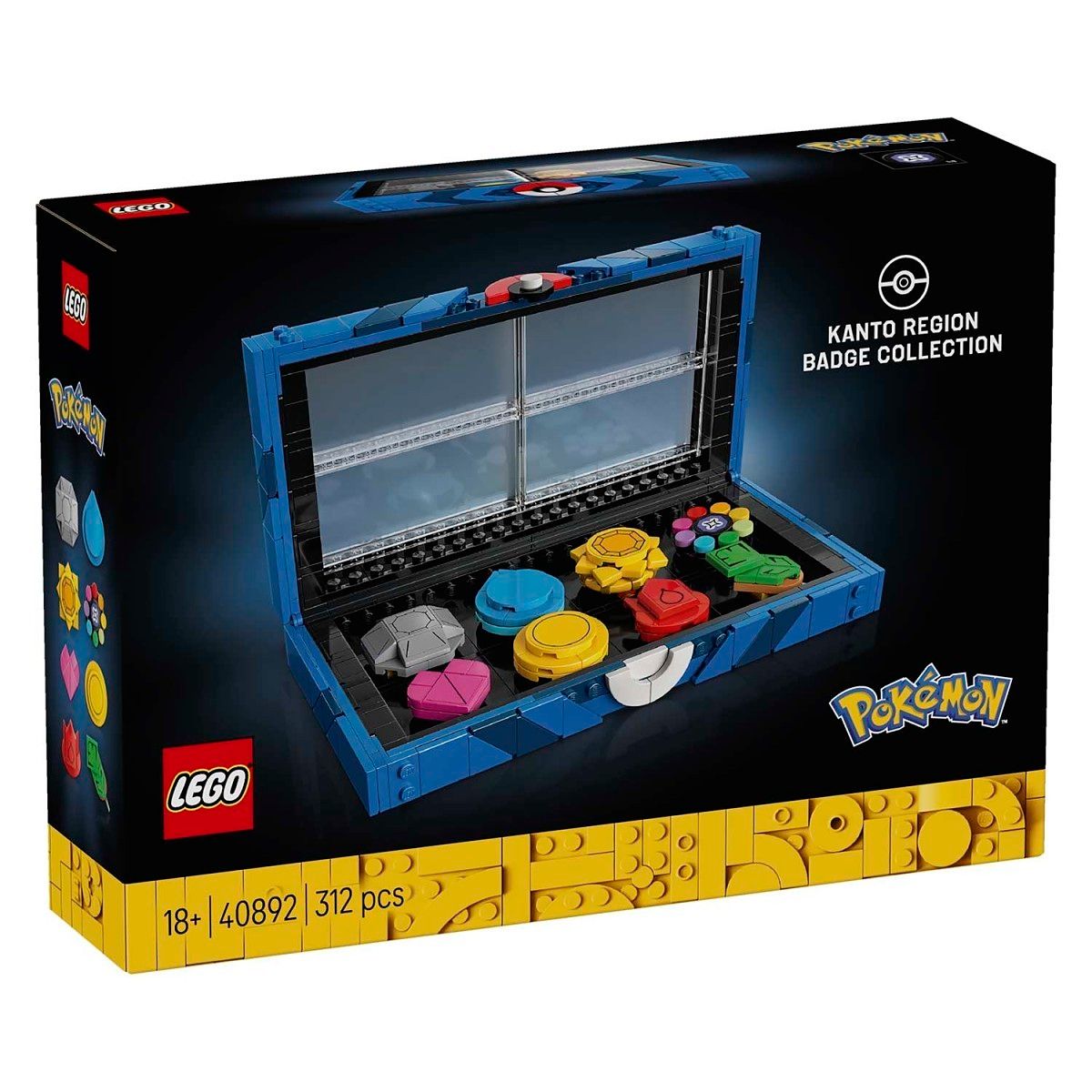 LEGO Pokemon Gym Badges yang dibuat penggemar