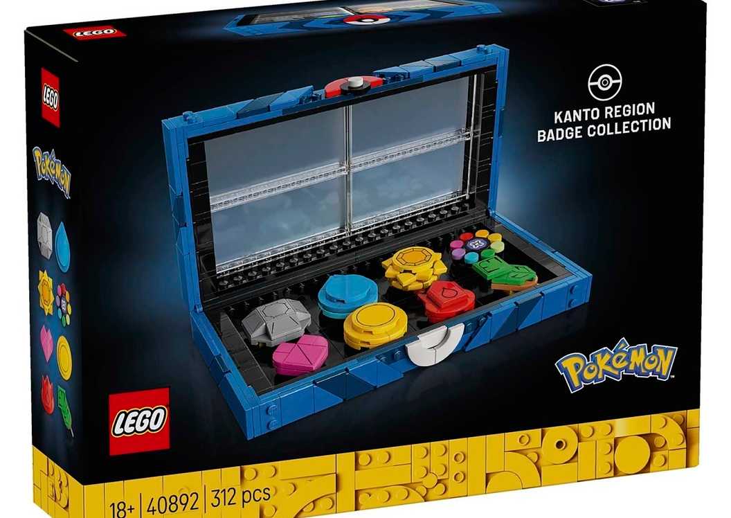 LEGO Pokemon Gym Badges yang dibuat penggemar