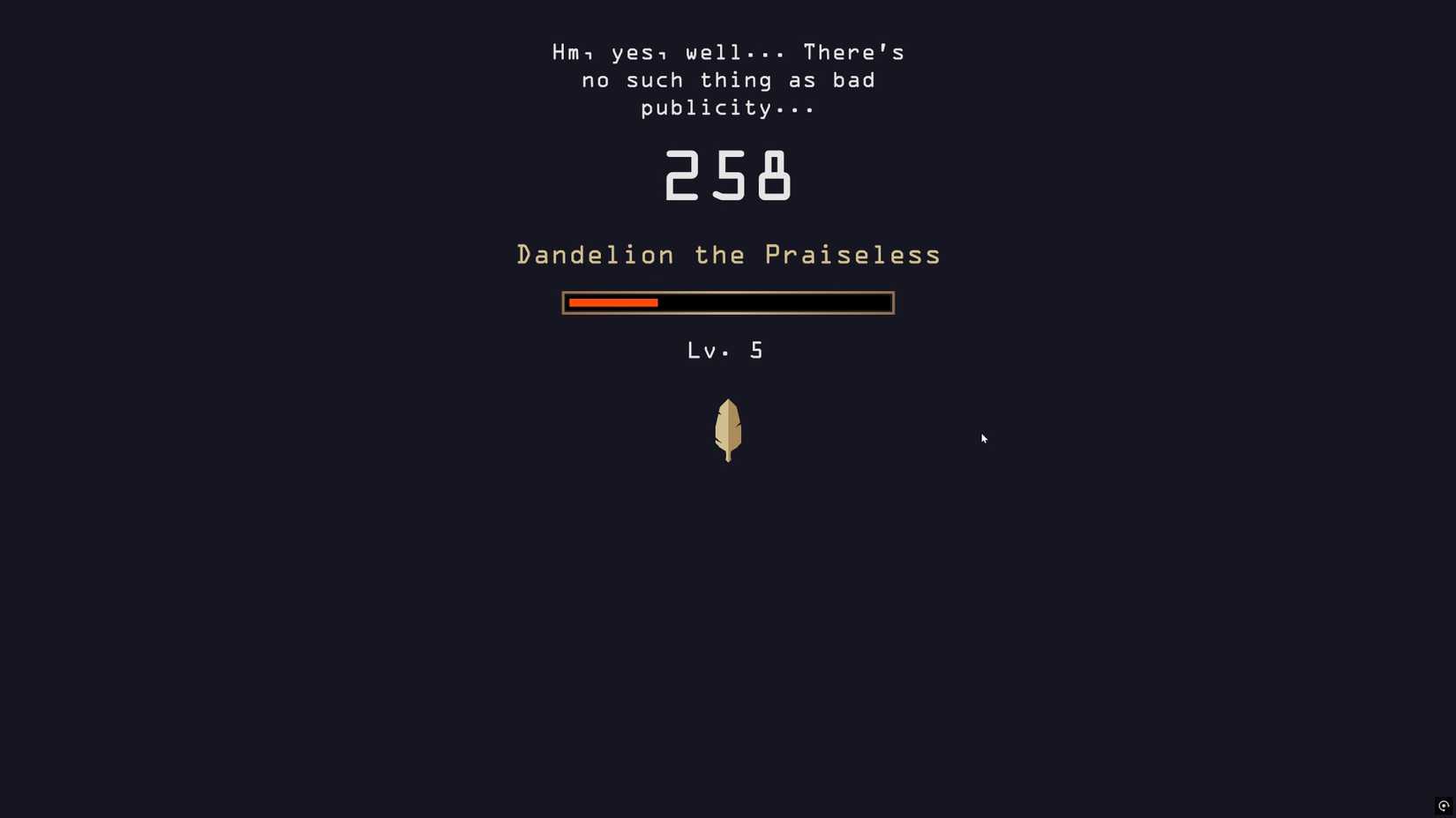 level up dandelion in reigns the witcher