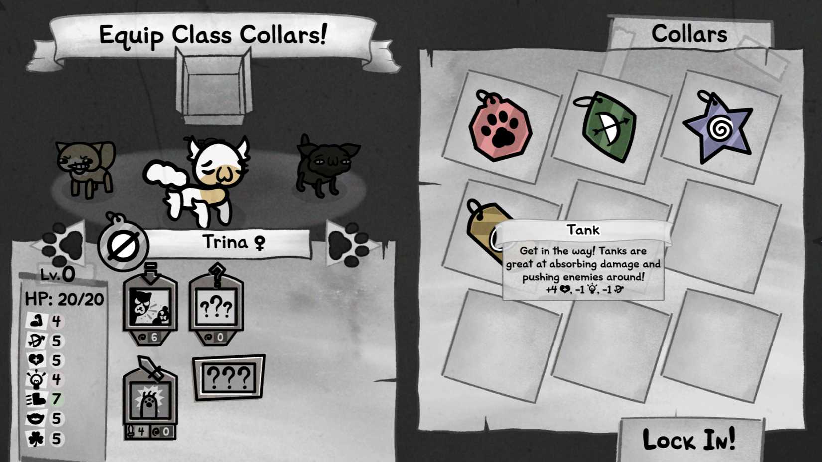 level up skills in mewgenics