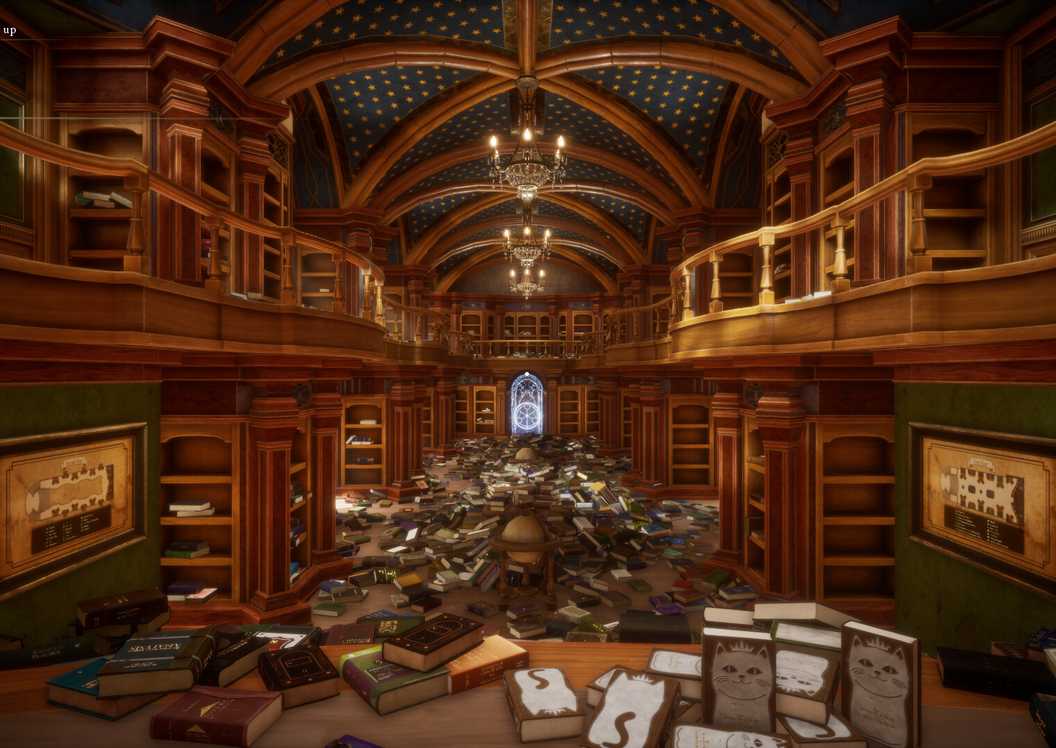 Gameplay Librarian Game: Mengatur Buku Magis