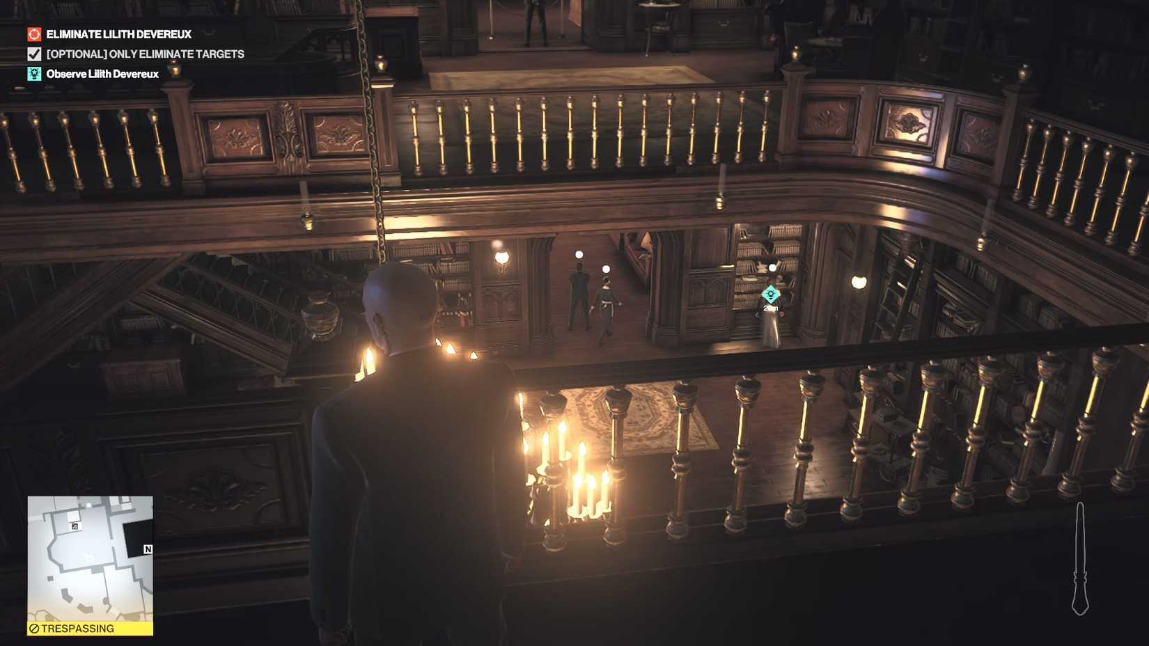 Lilith enters the secret room.