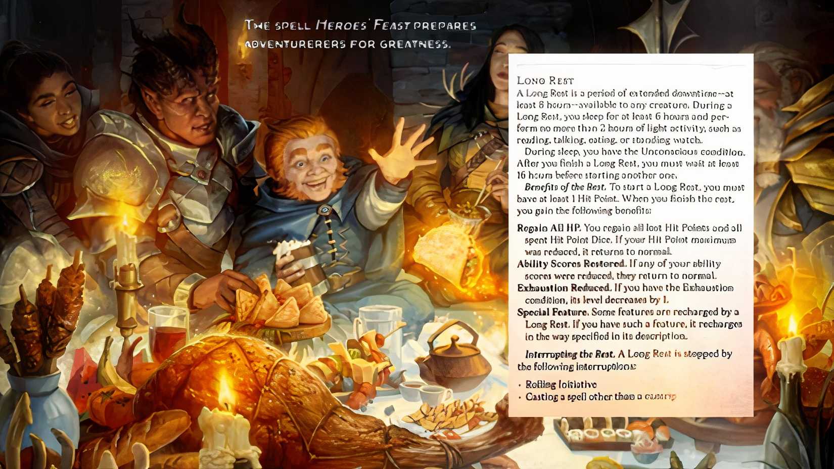 Long Rest Rules in the 2024 Revised Edition Rules 