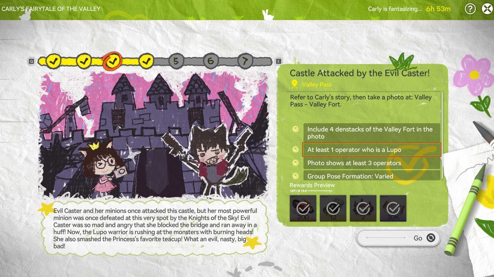 Lupo operator in the Carly Fairytale of the Valley event in Arknights Endfield