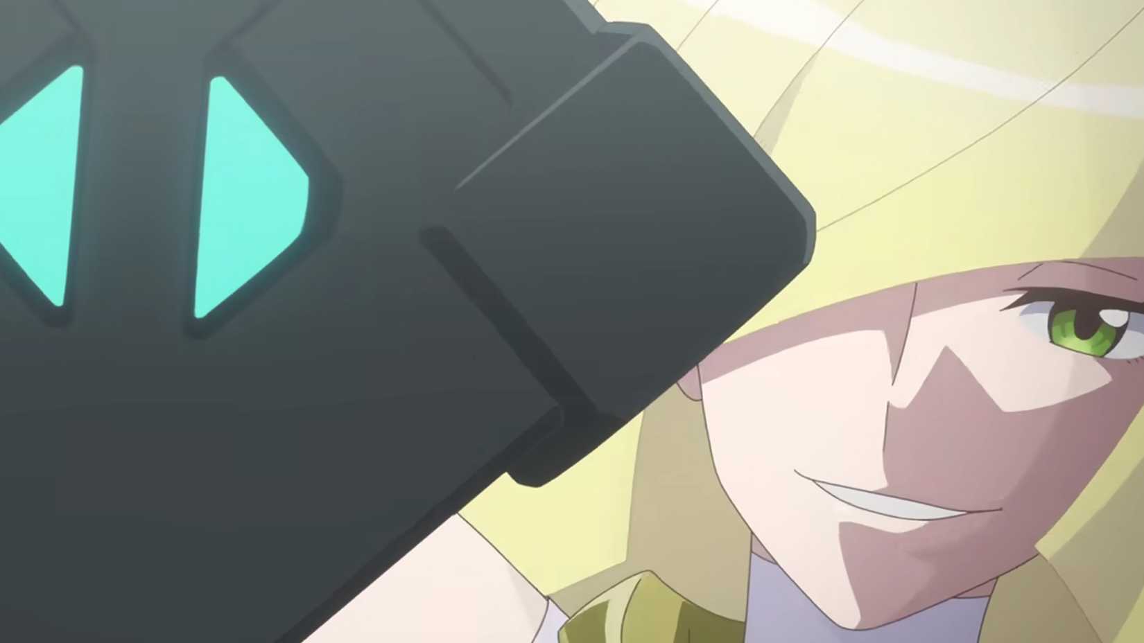 Lusamine Holding Nebby's Cage Pokemon Generations Episode 2 The Eclipse