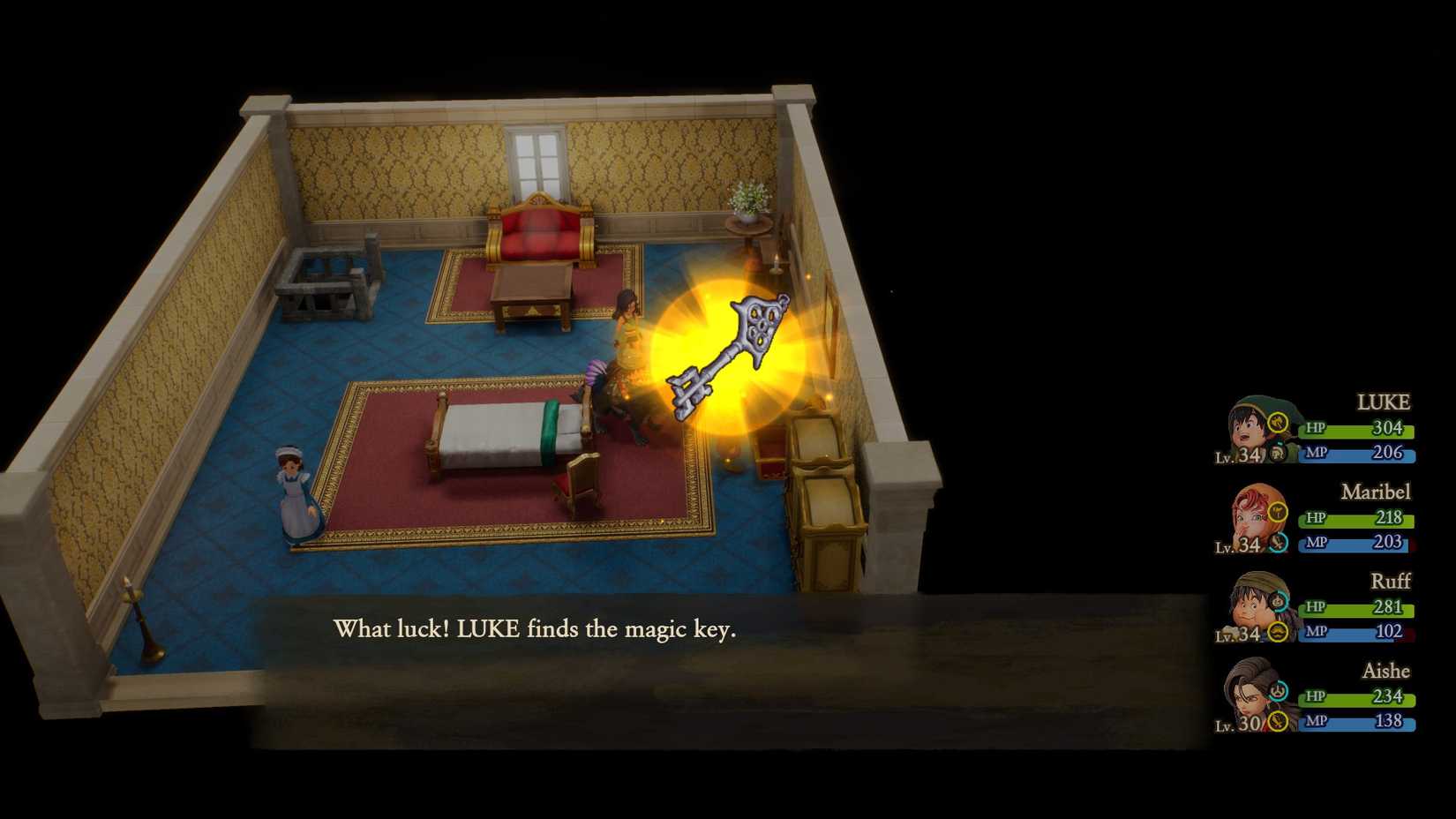Magic Key in Bulgo Palace DQ7 Reimagined