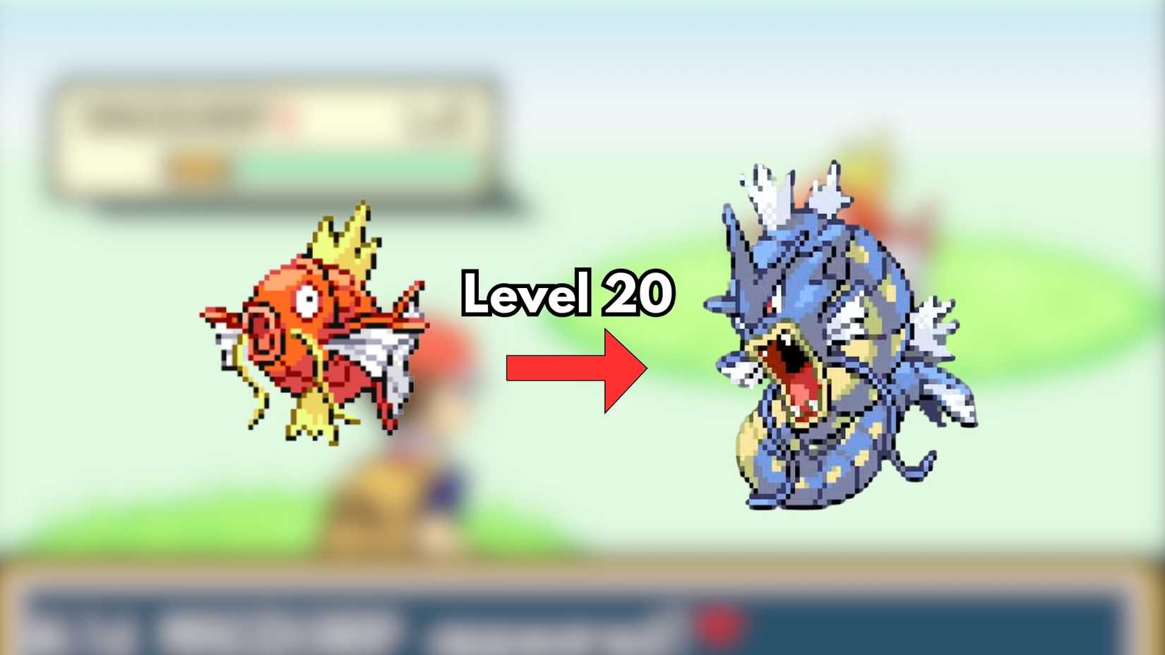 Magicarp Variations How to Evolve Magikarp into Gyarados in Pokemon FireRed & LeafGreen
