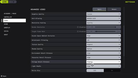 Marathon PC Graphics Settings