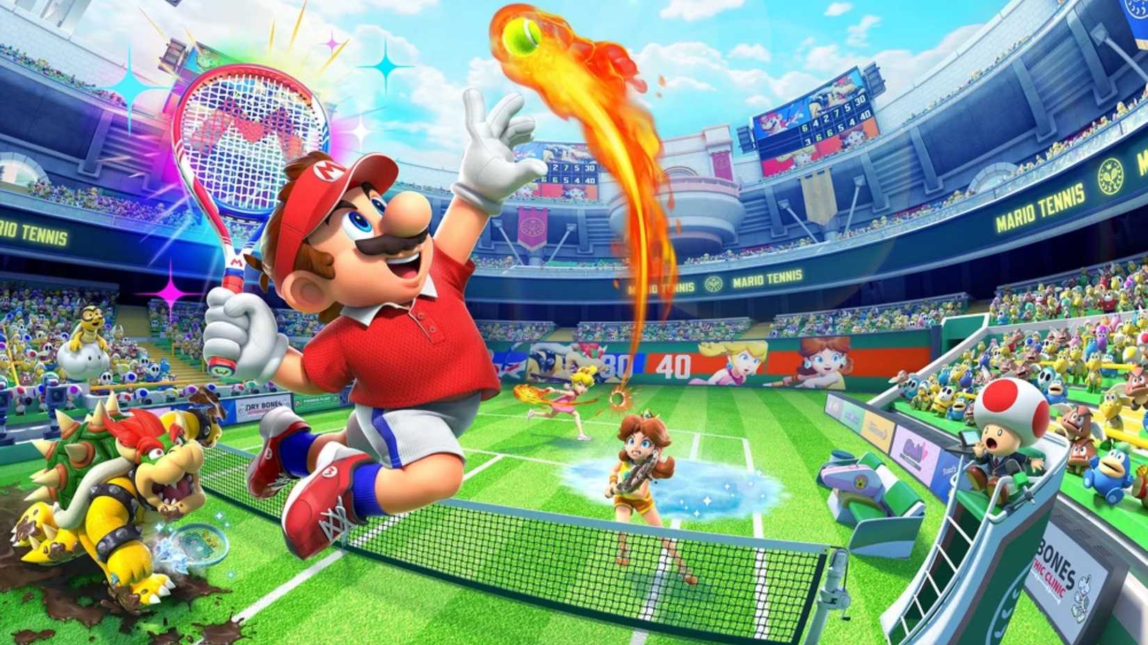 Mario Tennis Fever Cover Art