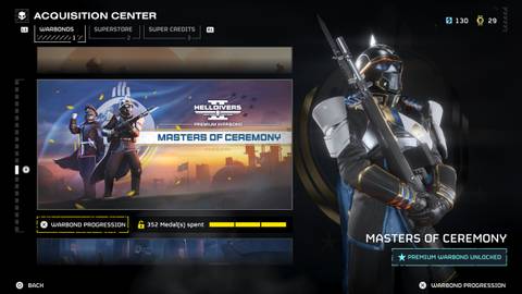 masters of ceremony warbond