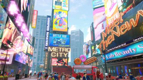 Metro City in Street Fighter 6 (2023)